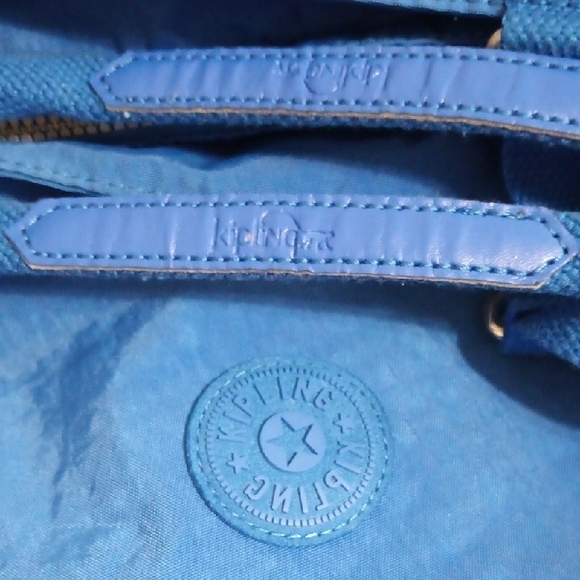 Kipling Vibrant Blue Tote Bag - Picture 12 of 16